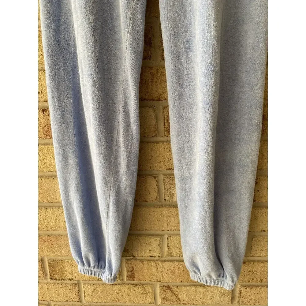 NWOT Stoney Clover Lane x Donni Collab Sweatpant Baby Blue Terrycloth Large - Picture 3 of 7